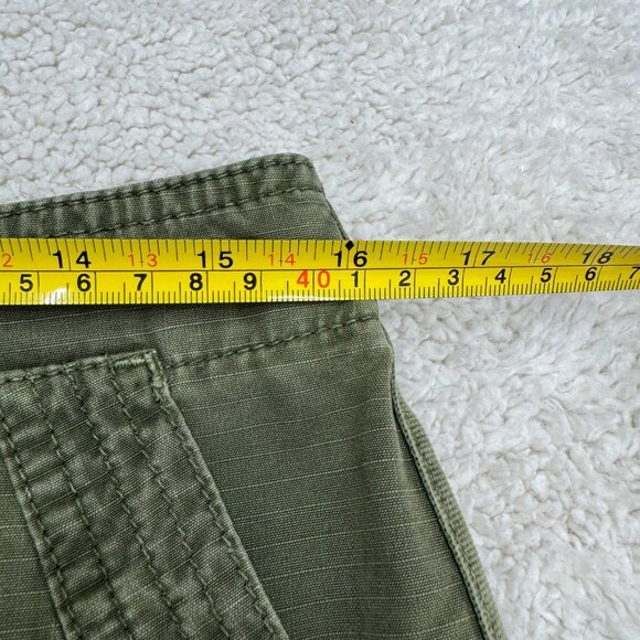 J. Crew Chino Classic Twill City Fit Shorts Women's Utility Pocket Green, Size 4 - Picture 8 of 9